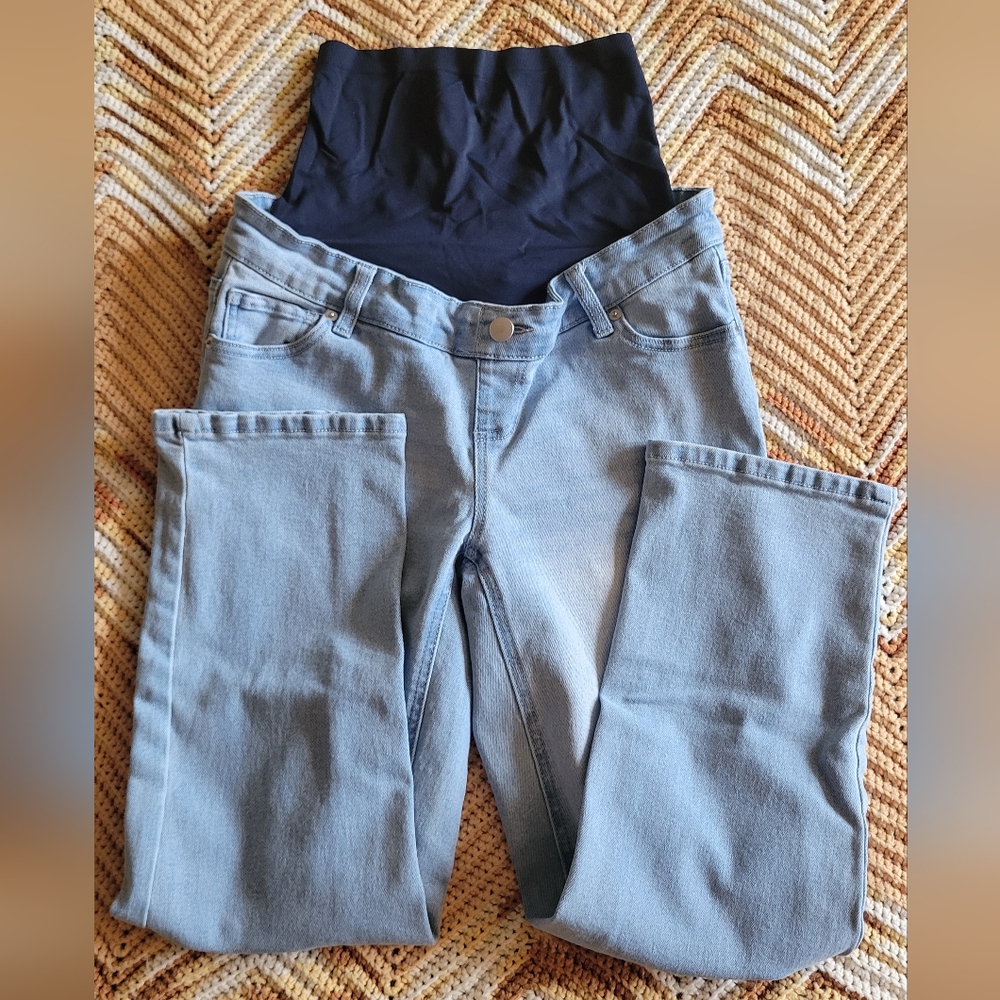 Maternity Light Blue Denim Jeans
